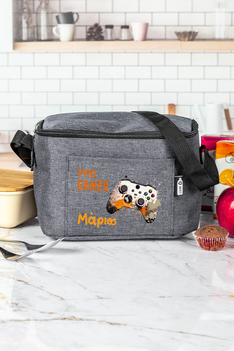 Ισοθερμικό Τσαντάκι Φαγητού Παιδικό με Όνομα, Gaming X Pro