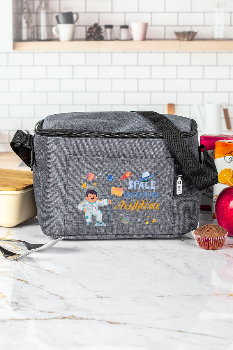 Ισοθερμικό Τσαντάκι Φαγητού Παιδικό με Όνομα, Happy Astronaut
