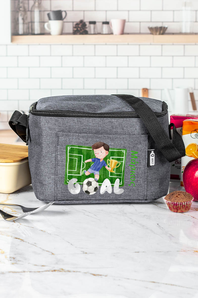 Ισοθερμικό Τσαντάκι Φαγητού Παιδικό με Όνομα, Field Champion