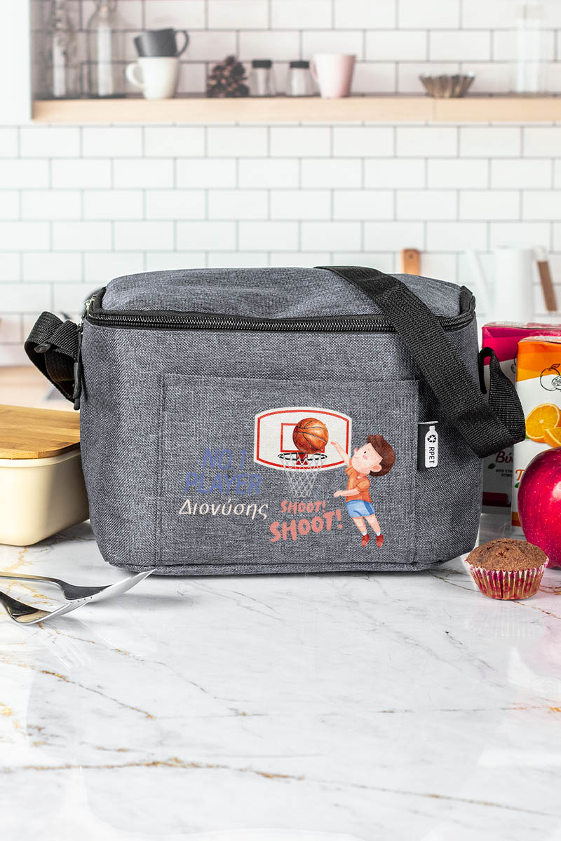 Ισοθερμικό Τσαντάκι Φαγητού Παιδικό με Όνομα, Hoops Hero