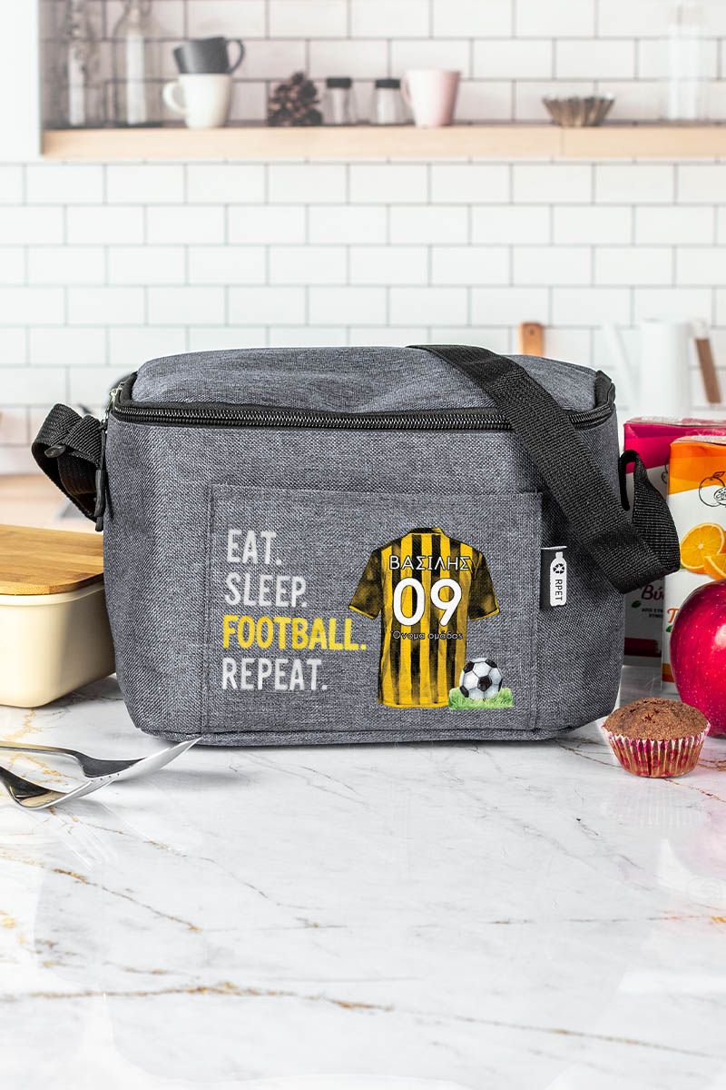 Ισοθερμικό Τσαντάκι Φαγητού Παιδικό με Όνομα, Football King