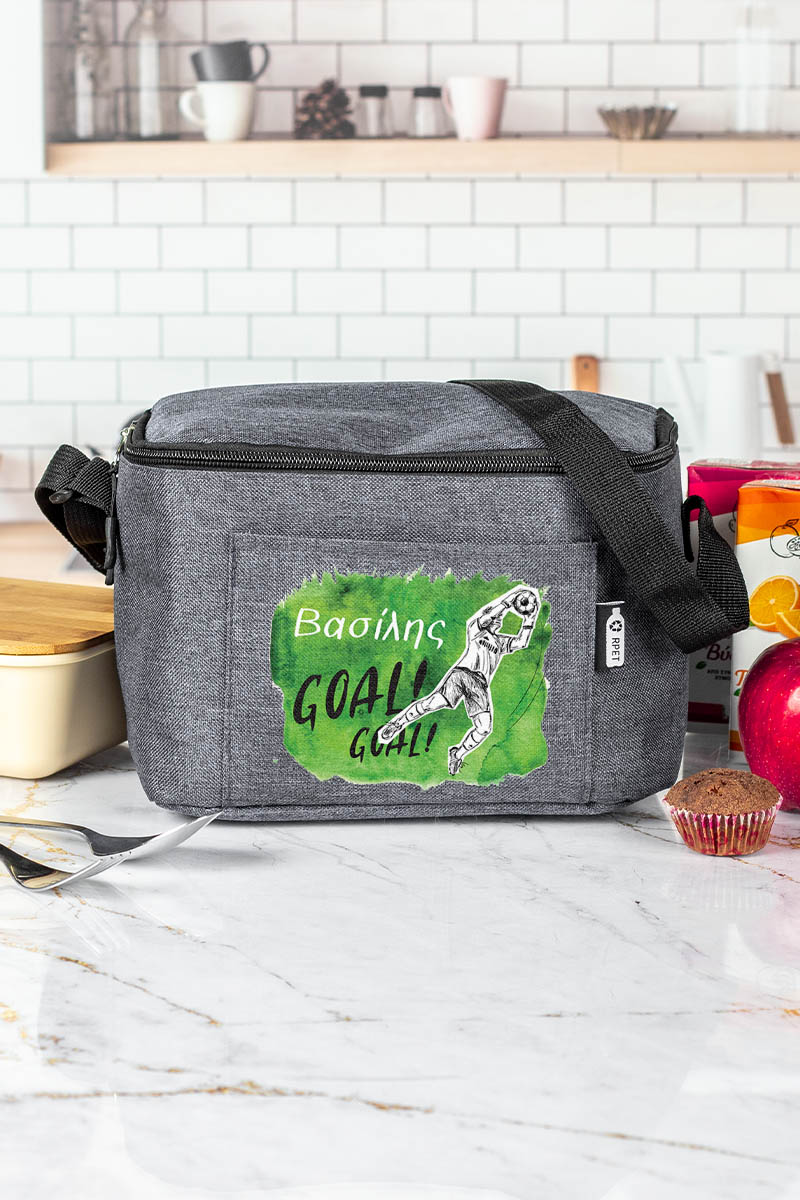 Ισοθερμικό Τσαντάκι Φαγητού Παιδικό με Όνομα, Goalkeeper