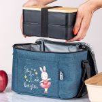 Ισοθερμικό Τσαντάκι Φαγητού Παιδικό με Όνομα, Ballerina Rabbit