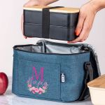 Ισοθερμικό Τσαντάκι Φαγητού Παιδικό με Όνομα, Monogram Roses