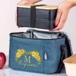 Ισοθερμικό Τσαντάκι Φαγητού Παιδικό με Όνομα, Golden Roses