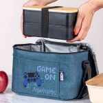 Ισοθερμικό Τσαντάκι Φαγητού Παιδικό με Όνομα, Gaming Console