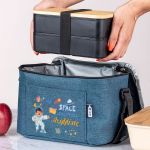 Ισοθερμικό Τσαντάκι Φαγητού Παιδικό με Όνομα, Happy Astronaut