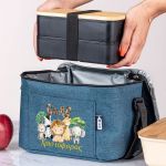 Ισοθερμικό Τσαντάκι Φαγητού Παιδικό με Όνομα, Jungle Animals