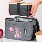 Ισοθερμικό Τσαντάκι Φαγητού Παιδικό, με Όνομα, Joyful Unicorn