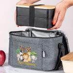 Ισοθερμικό Τσαντάκι Φαγητού Παιδικό με Όνομα, Jungle Animals