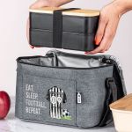 Ισοθερμικό Τσαντάκι Φαγητού Παιδικό με Όνομα, Black King