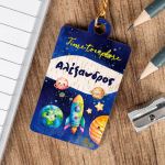 Προσωποποιημένο Μπρελόκ Παιδικό Ξύλινο με Όνομα, Explore