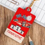 Προσωποποιημένο Μπρελόκ Παιδικό Ξύλινο με Όνομα, Champion