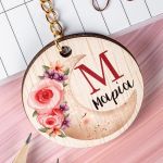 Προσωποποιημένο Μπρελόκ Παιδικό Ξύλινο με Όνομα, Moon