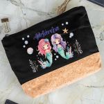 Κασετίνα - Τσαντάκι Μεγάλης Χωρητικότητας με Σχέδιο Γοργόνες