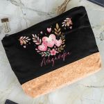 Κασετίνα - Τσαντάκι Μεγάλης Χωρητικότητας με Σχέδιο Καρδίες