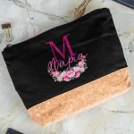 Κασετίνα - Τσαντάκι Μεγάλης Χωρητικότητας με Σχέδιο Μπουκέτο