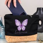 Κασετίνα - Τσαντάκι Μεγάλης Χωρητικότητας με Σχέδιο Butterfly