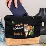 Κασετίνα - Τσαντάκι Μεγάλης Χωρητικότητας με Σχέδιο Τίγρης