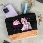 Κασετίνα - Τσαντάκι Μεγάλης Χωρητικότητας με Σχέδιο Σύννεφα