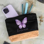 Κασετίνα - Τσαντάκι Μεγάλης Χωρητικότητας με Σχέδιο Butterfly