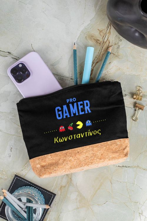 Κασετίνα - Τσαντάκι Μεγάλης Χωρητικότητας με Σχέδιο Πακμαν