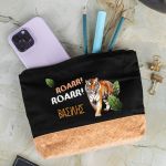 Κασετίνα - Τσαντάκι Μεγάλης Χωρητικότητας με Σχέδιο Τίγρης