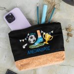 Κασετίνα - Τσαντάκι Μεγάλης Χωρητικότητας με Σχέδιο Γκολ