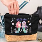 Κασετίνα - Τσαντάκι Μεγάλης Χωρητικότητας με Σχέδιο Γοργόνες