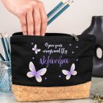 Κασετίνα - Τσαντάκι Μεγάλης Χωρητικότητας με Σχέδιο Πεταλούδες