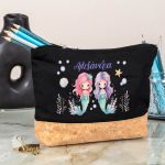 Κασετίνα - Τσαντάκι Μεγάλης Χωρητικότητας με Σχέδιο Γοργόνες