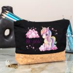 Κασετίνα - Τσαντάκι Μεγάλης Χωρητικότητας με Σχέδιο Σύννεφα