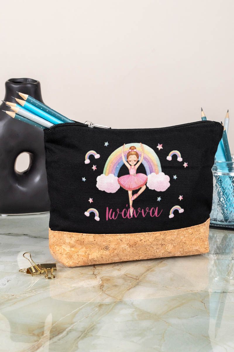 Κασετίνα - Τσαντάκι Μεγάλης Χωρητικότητας με Σχέδιο Χορεύτρια