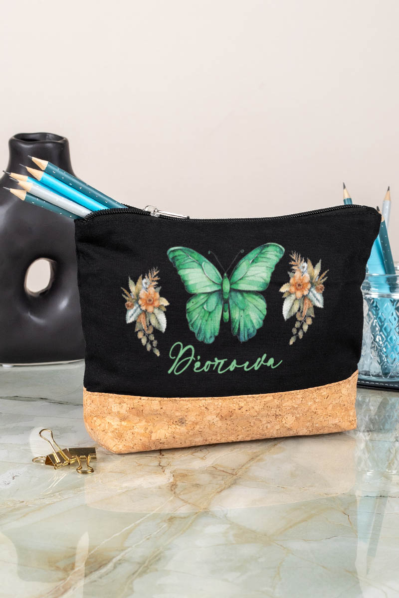 Κασετίνα - Τσαντάκι Μεγάλης Χωρητικότητας με Σχέδιο Κήπος