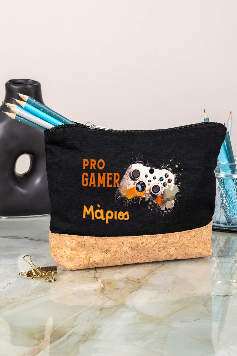 Κασετίνα - Τσαντάκι Μεγάλης Χωρητικότητας με Σχέδιο Χειριστήριο 