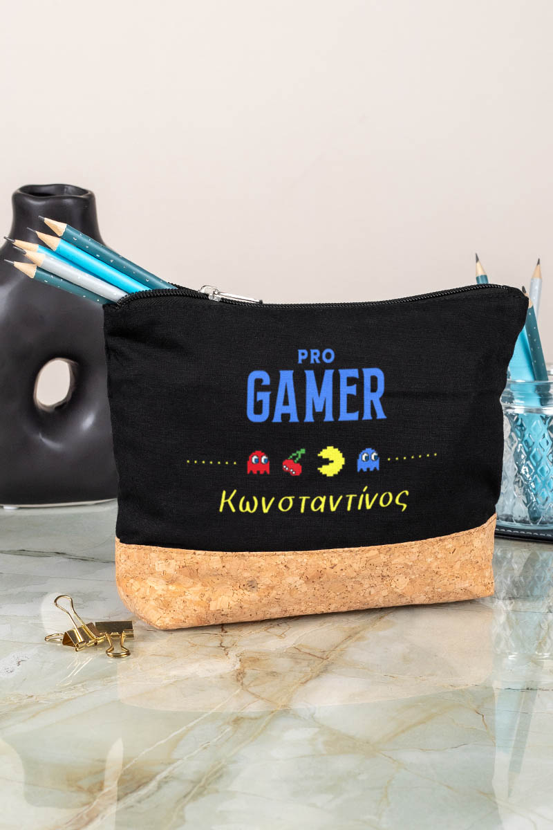 Κασετίνα - Τσαντάκι Μεγάλης Χωρητικότητας με Σχέδιο Πακμαν