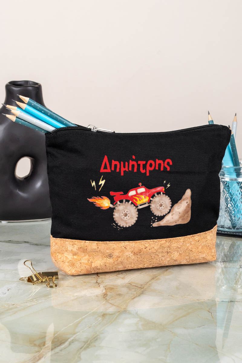 Κασετίνα - Τσαντάκι Μεγάλης Χωρητικότητας με Σχέδιο Φορτηγό