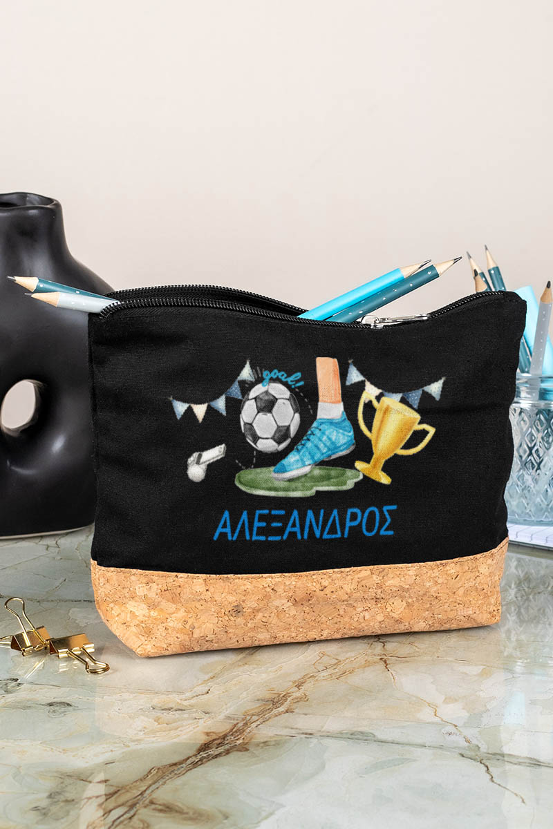 Κασετίνα - Τσαντάκι Μεγάλης Χωρητικότητας με Σχέδιο Γκολ