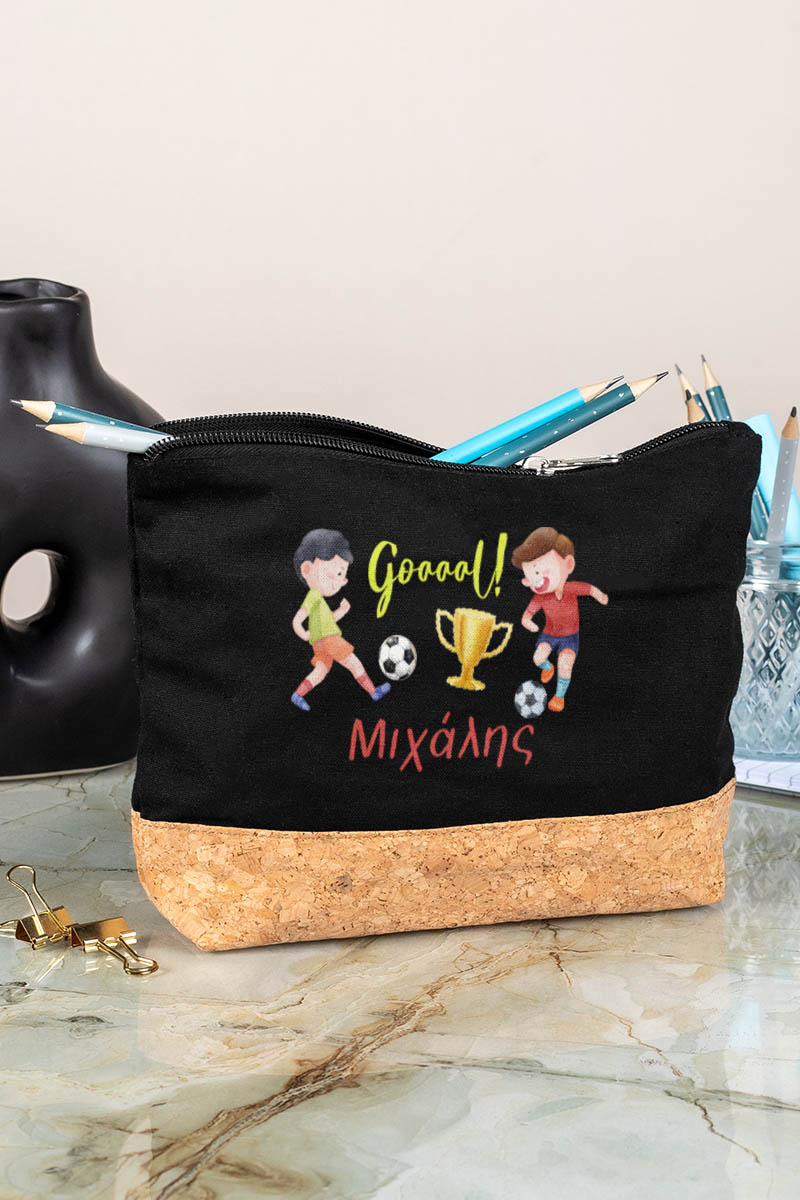 Κασετίνα - Τσαντάκι Μεγάλης Χωρητικότητας με Σχέδιο Football