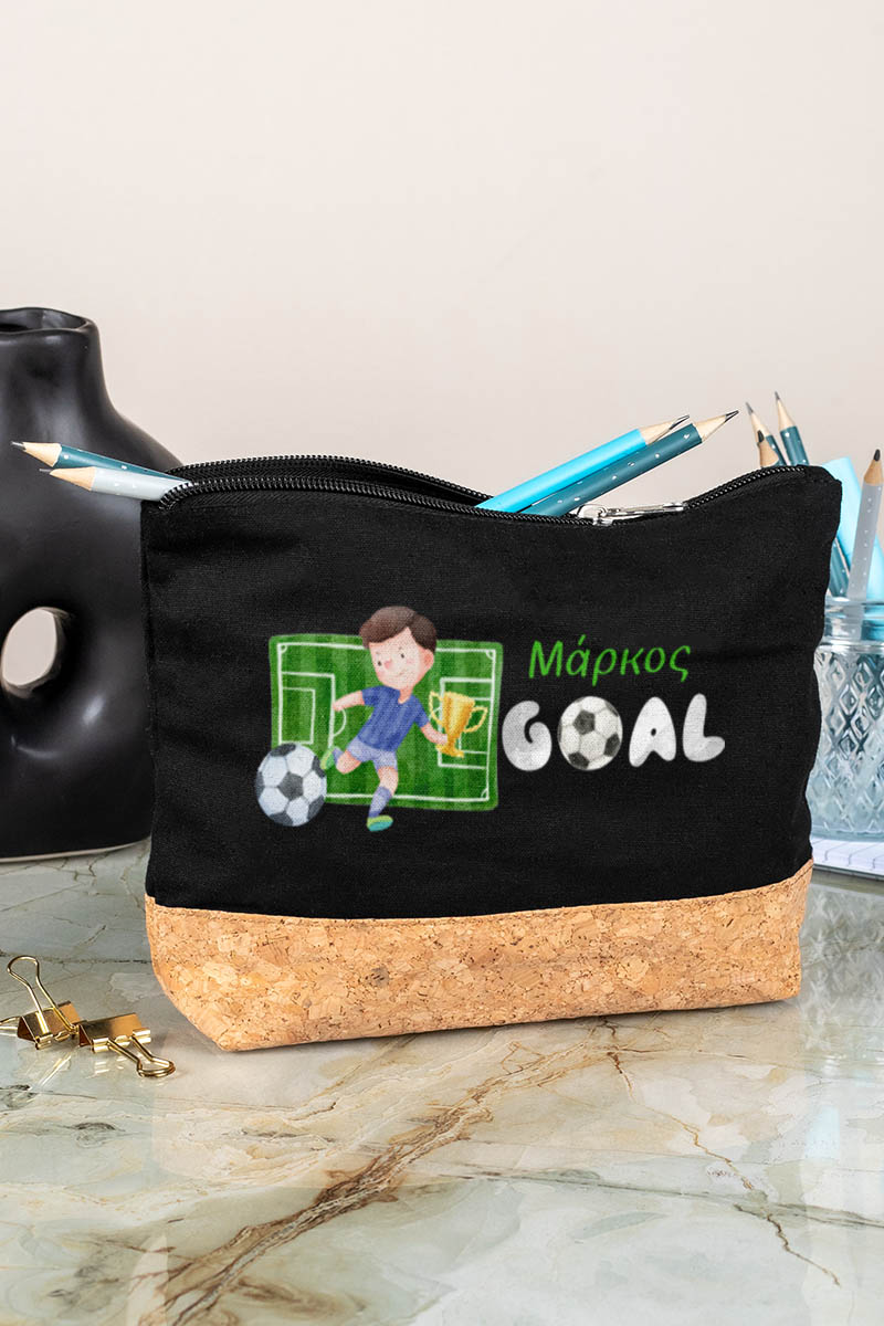 Κασετίνα - Τσαντάκι Μεγάλης Χωρητικότητας με Σχέδιο Γήπεδο