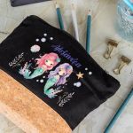 Κασετίνα - Τσαντάκι Μεγάλης Χωρητικότητας με Σχέδιο Γοργόνες