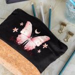 Κασετίνα - Τσαντάκι Μεγάλης Χωρητικότητας με Σχέδιο Πεταλούδα