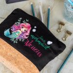 Κασετίνα - Τσαντάκι Μεγάλης Χωρητικότητας με Σχέδιο Άριελ