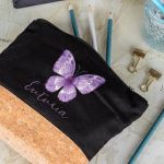 Κασετίνα - Τσαντάκι Μεγάλης Χωρητικότητας με Σχέδιο Butterfly