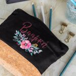 Κασετίνα - Τσαντάκι Μεγάλης Χωρητικότητας με Σχέδιο Ανθοδέσμη