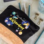 Κασετίνα - Τσαντάκι Μεγάλης Χωρητικότητας με Σχέδιο Διάστημα