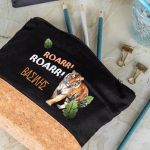 Κασετίνα - Τσαντάκι Μεγάλης Χωρητικότητας με Σχέδιο Τίγρης