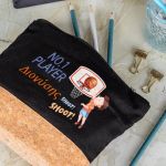 Κασετίνα - Τσαντάκι Μεγάλης Χωρητικότητας με Σχέδιο Μπάσκετ