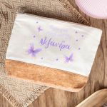 Κασετίνα - Τσαντάκι Μεγάλης Χωρητικότητας με Σχέδιο Πεταλούδες