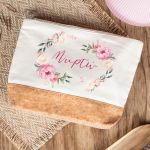 Κασετίνα - Τσαντάκι Μεγάλης Χωρητικότητας με Σχέδιο Λουλούδια